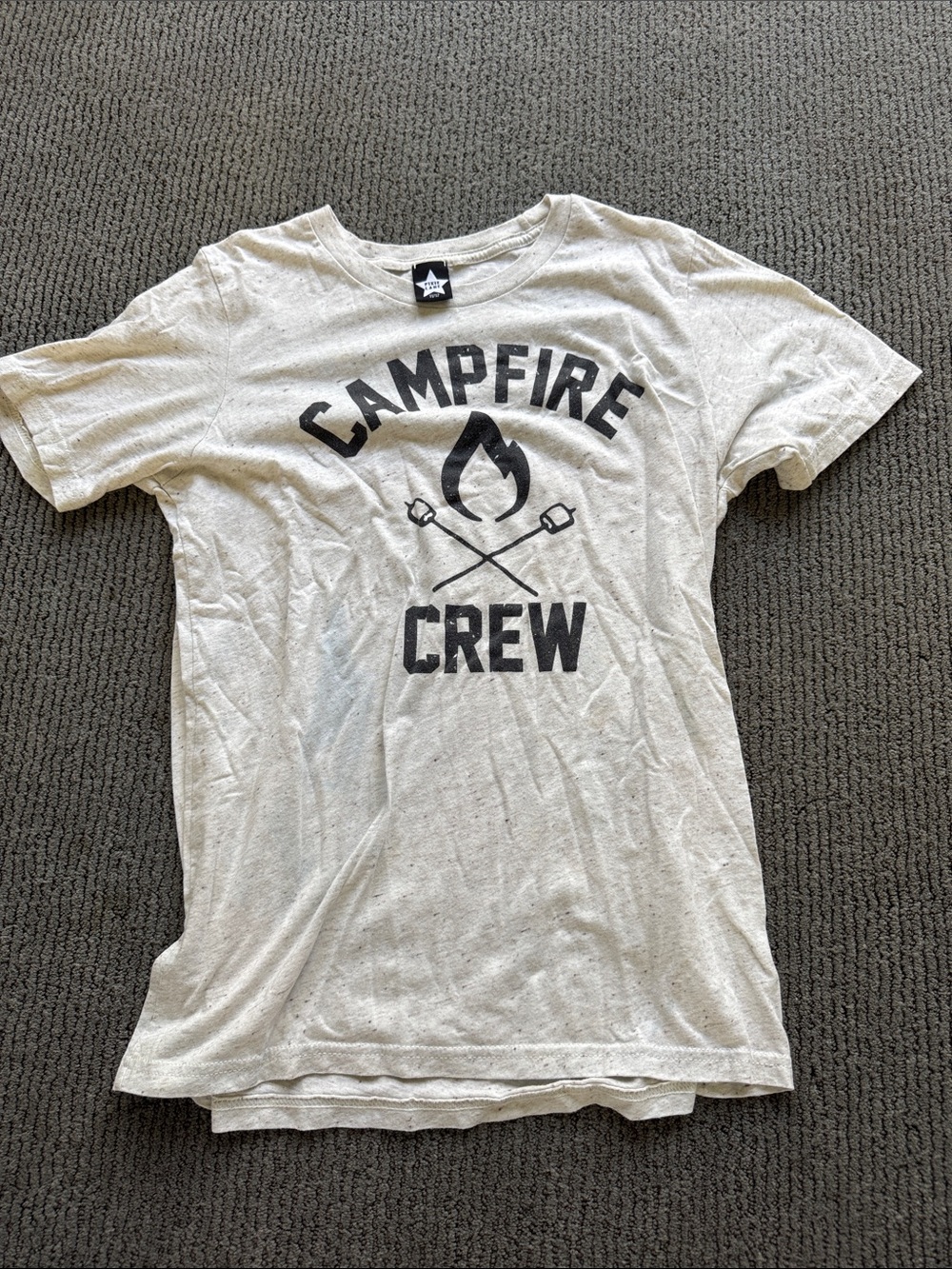 Campfire Crew Short Sleeve Tee - White (Unbranded)